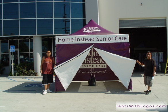 10 x 10 Pop Up Tent - Home Instead Senior Care
